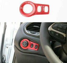 For Jeep Renegade 2016+ & Cherokee 2014+ 1x Headlight Switch Cover Trim Frame RT-TCZ
