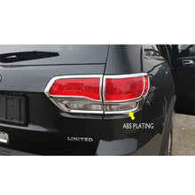 For 2014-2020 Jeep Grand Cherokee 4x Rear Tail Light Lamp Cover Trim Frame RT-TCZ