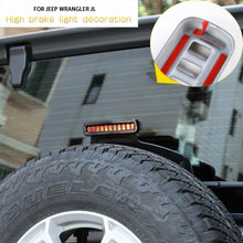 For 2018+ Jeep Wrangler JL High Mounted Brake Stop Brake Lamp Light Cover Trim RT-TCZ