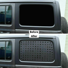 For 2018+ Jeep Wrangler JL Rear Door Window Glass Panel Cover RT-TCZ