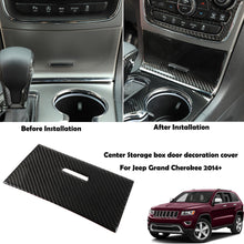 For 2014+ Jeep Grand Cherokee Console Center Storage Box Panel Decor Cover Trim RT-TCZ