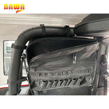 For 2007+ Jeep Wrangler JL JK 2PCS Rear Trunk Anti-roll Storage bag Organizer Black RT-TCZ