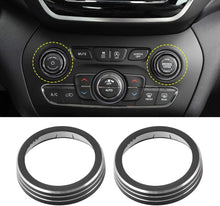 For 14+ Jeep Grand Cherokee/Cherokee Interior Audio Switch Button Cover Trim Ring RT-TCZ
