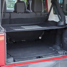 For 2007-2017 Jeep Wrangler JK 4Door Car Rear Trunk Shade Cargo Cover Curtain Black RT-TCZ