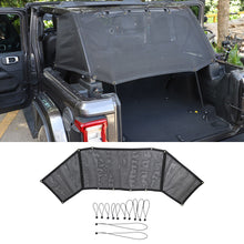 For 2018+ Jeep Wrangler JL 4-Door Trunk Sunshade Mesh Insulation Net Cover Anti-UV RT-TCZ