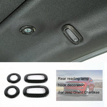 For 2016+ Jeep Grand Cherokee Rear Reading Light Hook Cover Trim RT-TCZ