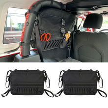 For 2007+ Jeep Wrangler JL JK 2PCS Rear Trunk Anti-roll Storage bag Organizer Black RT-TCZ
