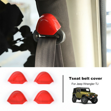 For 1997-2006 Jeep Wrangler TJ Seat Safety Belt Decor Cover Trim RT-TCZ