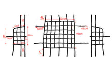 For 2018+ Jeep Wrangler JL 3pcs Side Cargo Luggage Mesh Net Kit RT-TCZ
