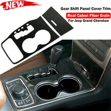 RT-TCZ Center Gear Shift Panel Cover Trim for Jeep Grand Cherokee 2011-13 Carbon Fiber