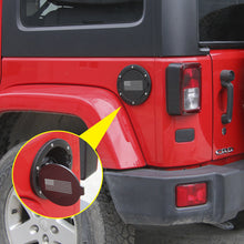 For 2007-2018 Jeep Wrangler JK Gas Tank Cap Fuel Door Cover Trim RT-TCZ