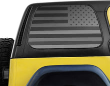 For 1997-2006 Jeep Wrangler TJ American Flag Rear Window Stickers Window Decals RT-TCZ