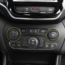 For 14+ Jeep Grand Cherokee/Cherokee Interior Audio Switch Button Cover Trim Ring RT-TCZ