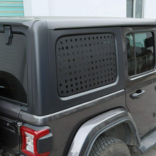For 2018+ Jeep Wrangler JL Rear Door Window Glass Panel Cover RT-TCZ