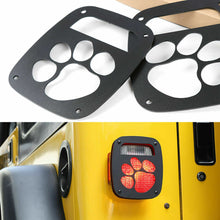 For 1997-2006 Jeep Wrangler TJ Rear Tail Light Guard Taillight Cover Paw Black RT-TCZ