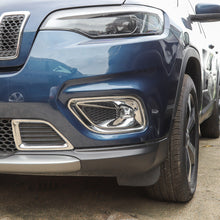 For 2019+ Jeep Cherokee Front Fog Lamp Light Decor Cover Trim RT-TCZ