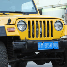 For 1997-06 Jeep Wrangler TJ Headlight Cover Front Lights Protector Guard Black RT-TCZ