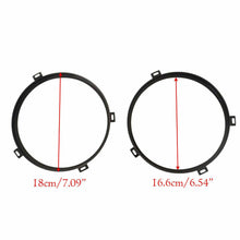 For 2007-2017 Jeep Wrangler JK 7'' Headlight Mounting Bracket Ring Trim Bezel RT-TCZ