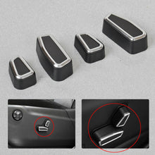 For  2011+ Jeep Grand Cherokee 4x Seat Adjustment Switch Button Decor Cover Trim RT-TCZ