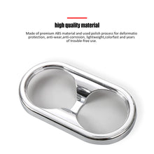 For 2007-2010 Jeep Wrangler JK Gear Shift Trim & Front Water Cup Holder Cover Chrome RT-TCZ