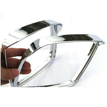 For  2011+ Jeep Grand Cherokee Rearview Mirror Rain Eyebrow Frame Trim Chrome 2pcs RT-TCZ