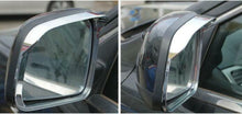 For  2011+ Jeep Grand Cherokee Rearview Mirror Rain Eyebrow Frame Trim Chrome 2pcs RT-TCZ