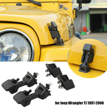 For 1997-2006 Jeep Wrangler TJ Locking Hood Latch Catch Latches & Bracket Parts 2PCS RT-TCZ