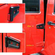 For 2007-2017 Jeep Wrangler JK JKU 4-Door Hood & Door Hinge Cover Trim RT-TCZ
