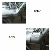 For 2018+ Jeep Wrangler JL JLU & Gladiator JT Cowl Body Armor Cover Trim Corner Guards RT-TCZ