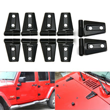 For 2007-2017 Jeep Wrangler JK JKU 4-Door Hood & Door Hinge Cover Trim RT-TCZ