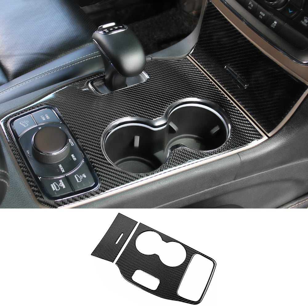 RT-TCZ Inner Gear Shift Panel Trim Cover Kit for 2014-2015 Jeep Grand  Cherokee WK2, Interior Accessories Carbon Fiber