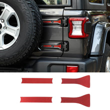 For 2018+ Jeep Wrangler JL Exterior Rear Tailgate Spare Tire Bracket Hinge Cover Trim (4 pcs) RT-TCZ