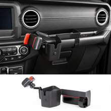 For 2018-2023 Jeep Wrangler JL JLU & Gladiator JT Passenger Co-Pilot Grab Bar Phone Mount Drink Cup Storage Tray RT-TCZ