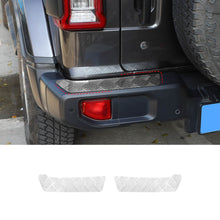 For 2018+ Jeep Wrangler JL Exterior Rear Bumper Protector Sill Plate Trim Cover (2 pcs) RT-TCZ