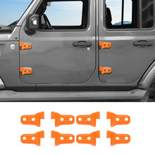 For 2026+ Jeep Wrangler JL & Gladiator JT 4-Door Version Exterior Car Door Hinges Trim Cover (8 pcs) RT-TCZ
