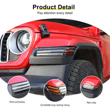 For 2018+ Jeep Wrangler JL & Gladiator JT Turn Signal Lampshade Light Guard Trim | Fender Flare Light Cover RT-TCZ