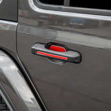 For 2018+ Jeep Wrangler JL 2-Door Version Exterior Door Handle Bowl Sticker Trim Cover (3 pcs) RT-TCZ