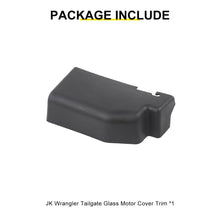 For 2007-2018 Jeep Wrangler JK Rear Tailgate glass Hardtop Wiper Motor Cover Trim Panel RT-TCZ