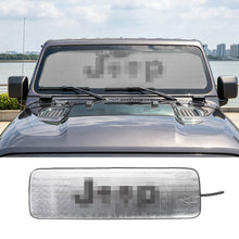 For 2018+ Jeep Wrangler JL JLU & Gladiator JT Front Window Windshield Sun Visor, Foldable Sunshade Visor RT-TCZ