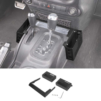 For 2011-2017 Jeep Wrangler JK Aluminum Alloy Gear Tray Gear Shift Console Side Storage Box RT-TCZ