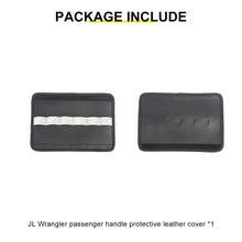 For 2018+ Jeep Wrangler JL & Gladiator JT Interior Co-pilot Grab Handle Leather Protection Cover Trim RT-TCZ