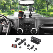 For 2011-2018 Jeep Wrangler JK Center Console Rail Expansion Phone Mount Holder（9 pcs） RT-TCZ