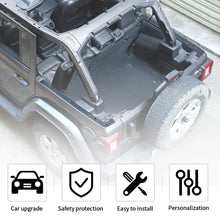 For 2018+ Jeep Wrangler JLU 4Door Black Car Roof Mounting Hole Pad Cover RT-TCZ