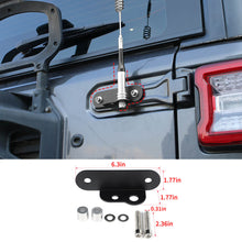 For 2018+ Jeep Wrangler JL Exterior Tailgate Rear Door Hinge Antenna Bracket RT-TCZ