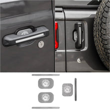 For 2018+ Jeep Wrangler JL 2-Door Version Exterior Door Handle Bowl Sticker Trim Cover (3 pcs) RT-TCZ