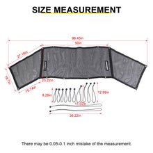For 2007-2018 Jeep Wrangler JK 4-Door Version Rear Trunk Sunshade Mesh Insulation Net Cover RT-TCZ