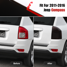 For 2011-2016 Jeep Compass Rear Taillight Tail Lamp Guard Cover Decor Trim RT-TCZ