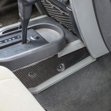 For 2007-2010 Jeep Wrangler JK Soft Carbon Fiber Gear Shift Side Panel Trim Stickers RT-TCZ