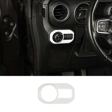 For 2018+ Jeep Wrangler JL JLU & Gladiator JT Car Headlight Lamp Switch Button Decoration Cover Trim RT-TCZ