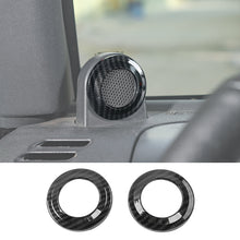 For 2007-2014 Jeep Wrangler JK JKU A-Pillar Speaker Decoration Ring Cover Trim RT-TCZ